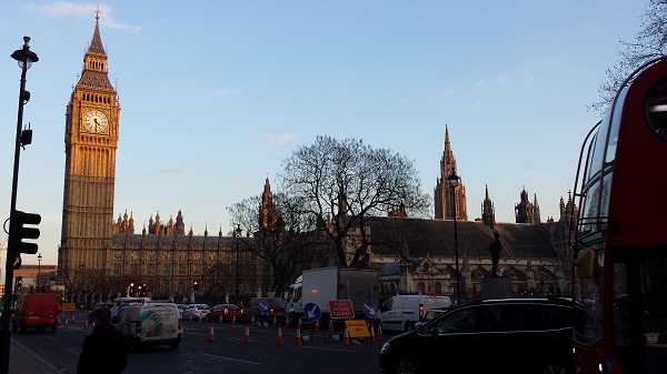Big Ben e o parlamento em Westminster